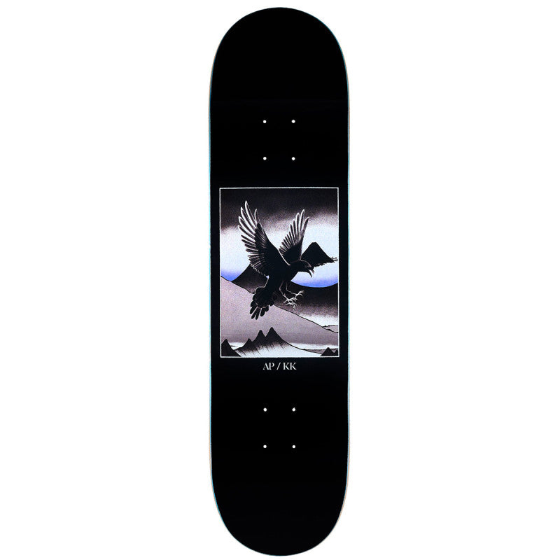 April Kai Kishi Yatagarasu Black Skateboard Deck 8.25"