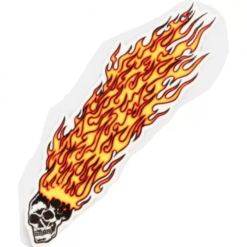Autocolantes Baker Burning Skull