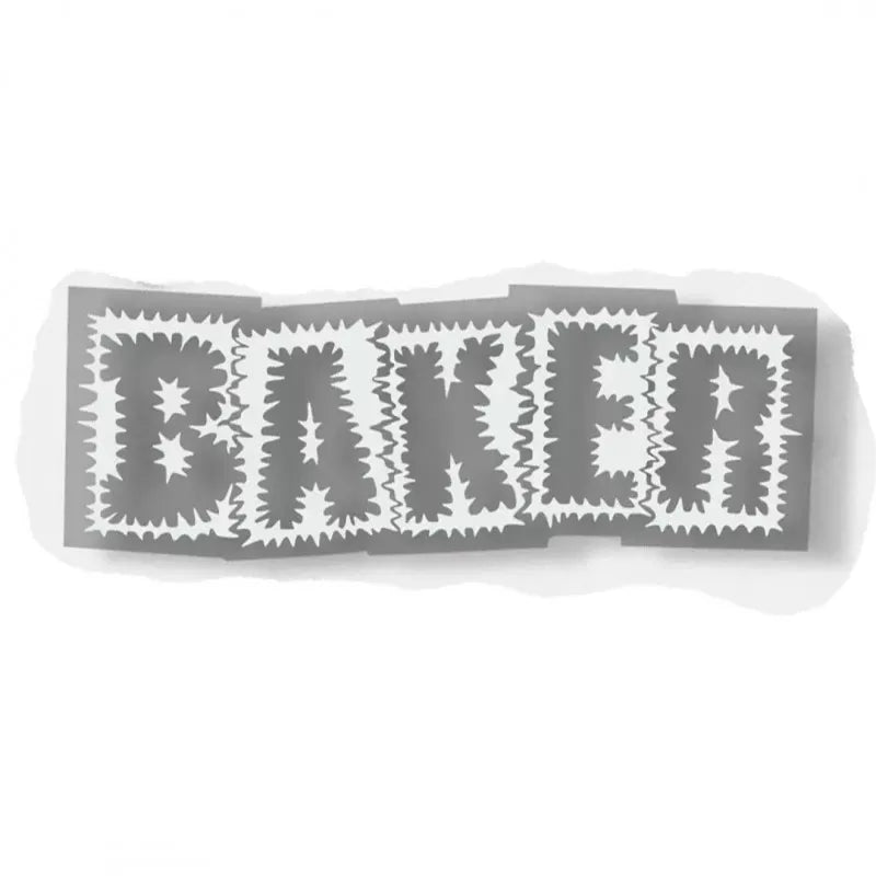 Autocolantes Baker Logo Library Card