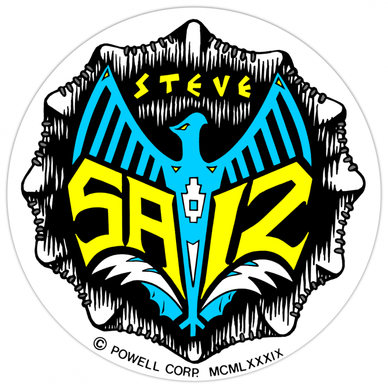 Autocolantes Powell Peralta Steve Saiz Totem 3.25"