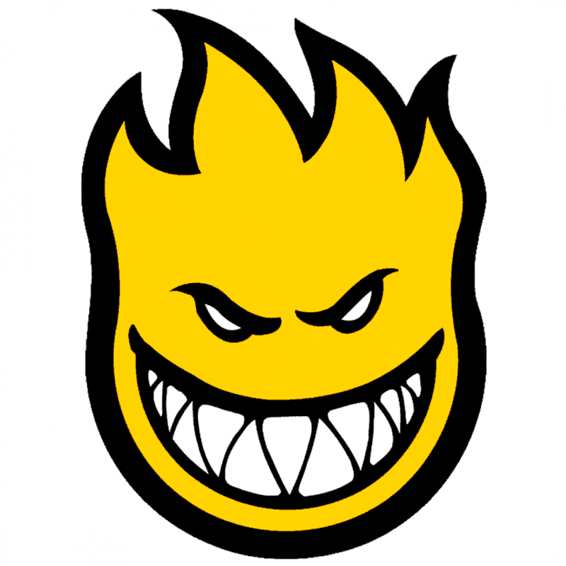 Spitfire Bighead Yellow Large Stickers