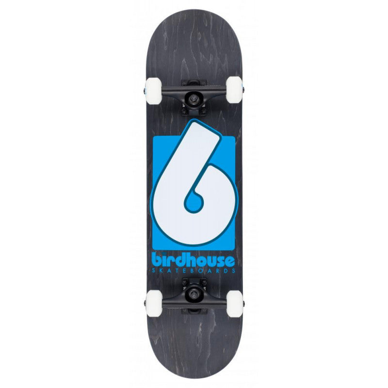 Birdhouse Stage 3 B Logo Black/Blue Complete Skateboard 8.0"