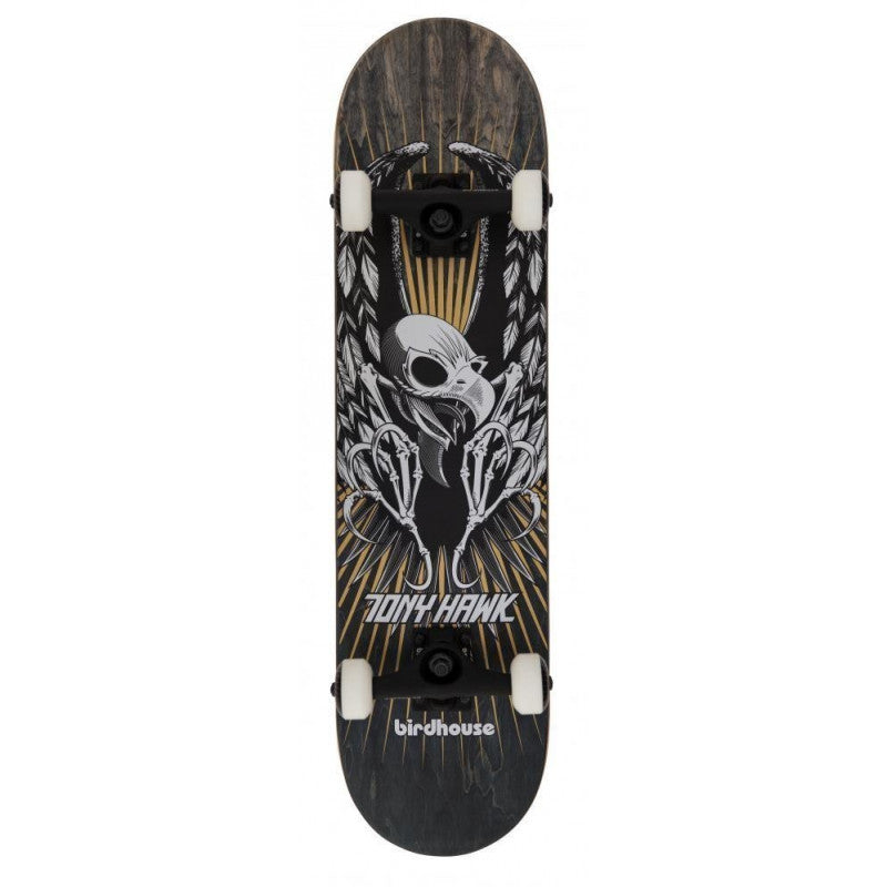 Birdhouse Stage 3 Hawk Wings Black Complete Skateboard 7.75"