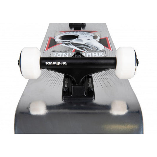 Birdhouse Stage 3 Hawk Skull 2 Chrome Silver Complete Skateboard 7.75"