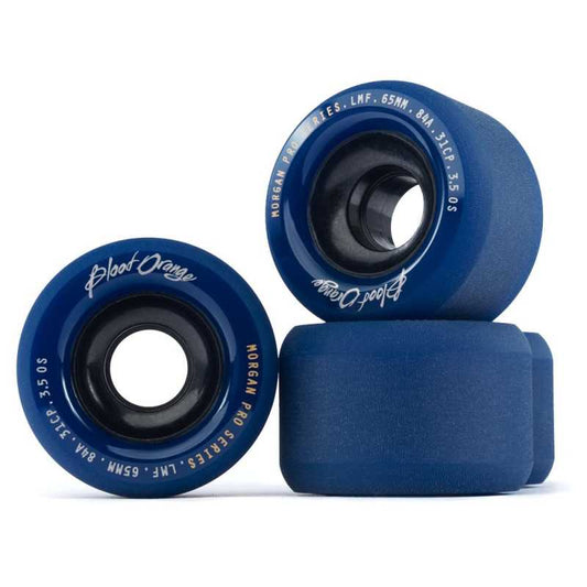 Blood Orange Morgan Pro Midnight Navy Wheels 65MM 84A