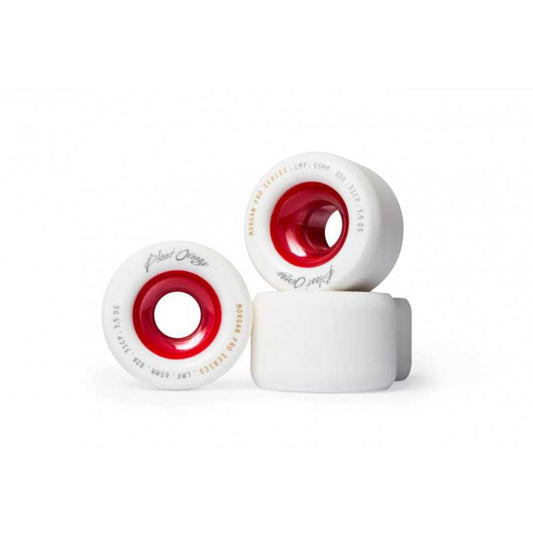 Blood Orange Morgan Pro Model White/Red 65MM 82A Wheels