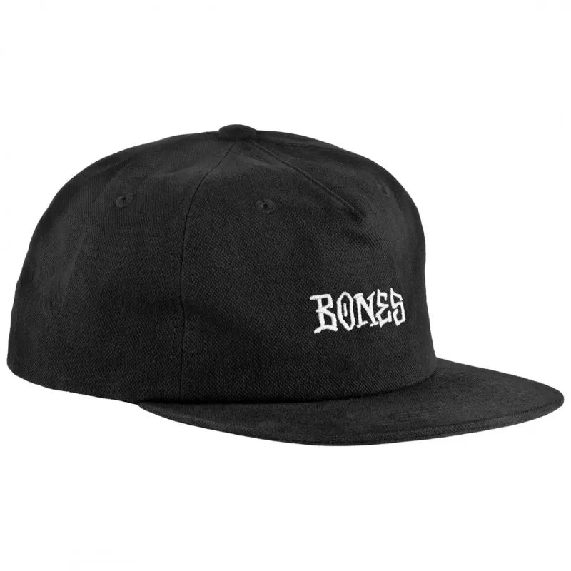 Bones Blank Canvas Cap - Black