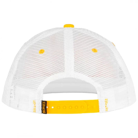 Boné Bones Pushing Up Daisies Trucker - Gold White