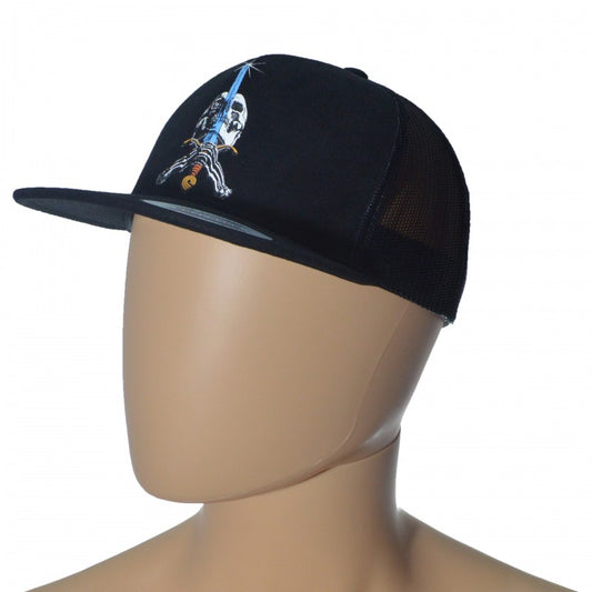 Boné Powell Peralta Trucker Skull & Sword Preto