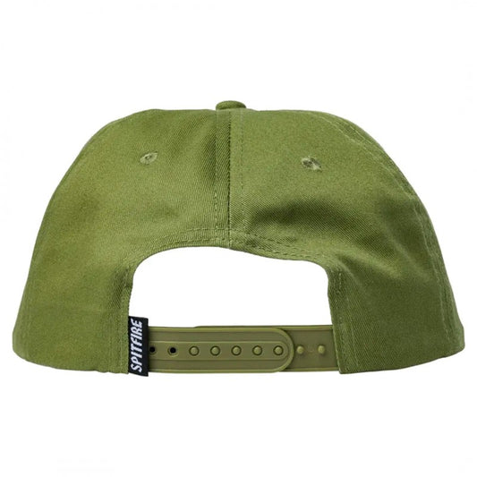 Spitfire Bighead Fill Snapback Cap - Olive Red