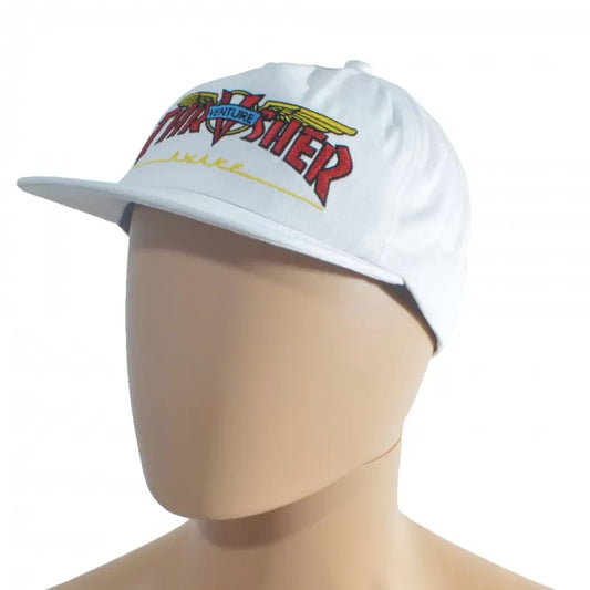 Thrasher x Venture Collab Cap - White