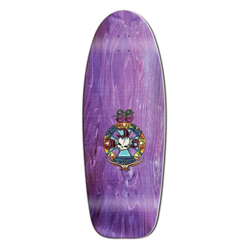 Bulldog Z 13 Black Limited Edition Old School Skateboard Deck 11.875"