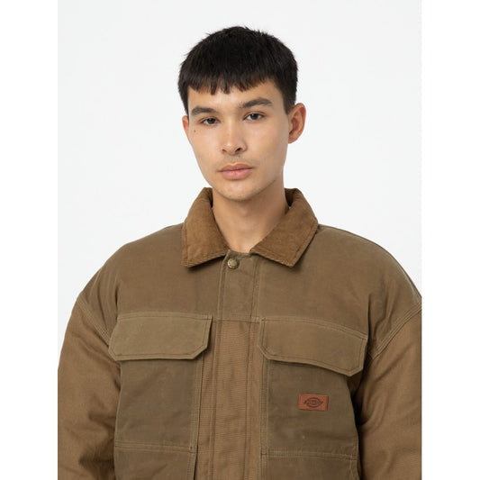 Dickies Lucas Waxed Jacket - Brown