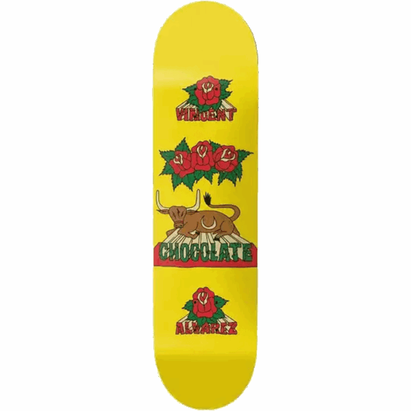 Chocolate Vincent Alvarez Toro Skateboard Deck 8.25"