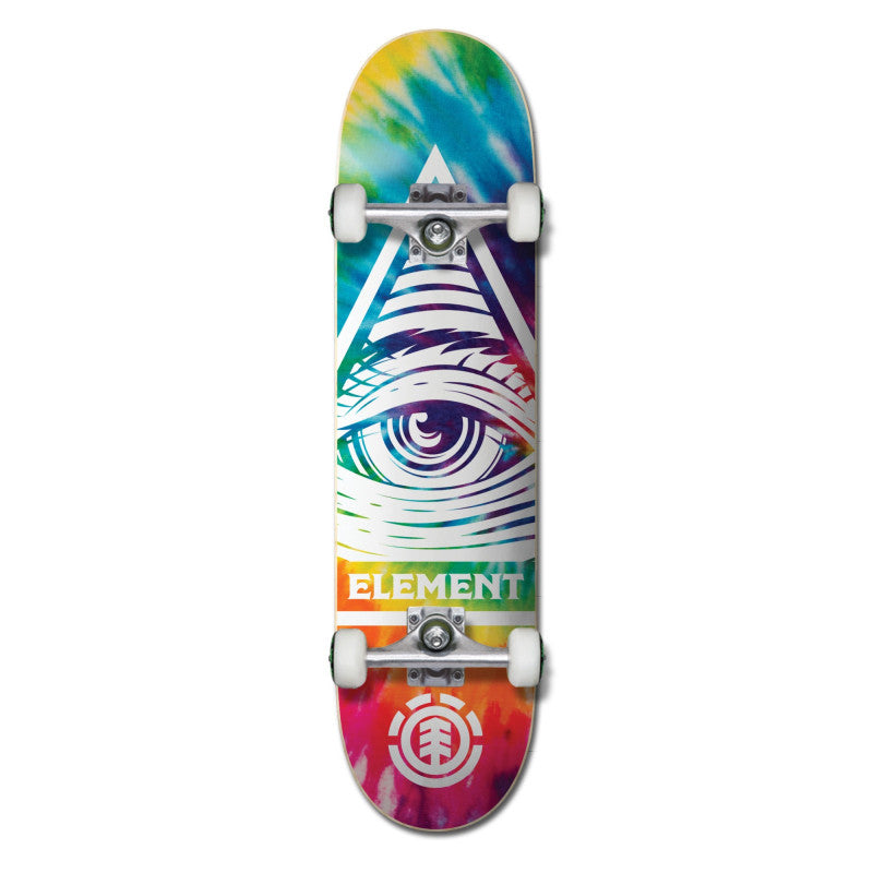 Element Eye Trippin Rainbow Skateboard Complete 8.0"