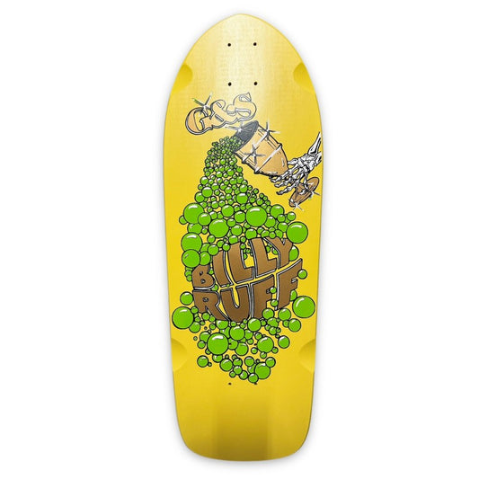 Gordon & Smith Billy Ruff Chalice Yellow Skateboard Deck 10"