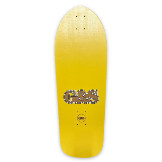 Gordon & Smith Billy Ruff Chalice Yellow Skateboard Deck 10"