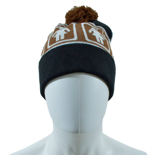 Gorro Girl Og Pom Black Brown