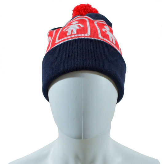 Gorro Girl Og Pom Navy Red