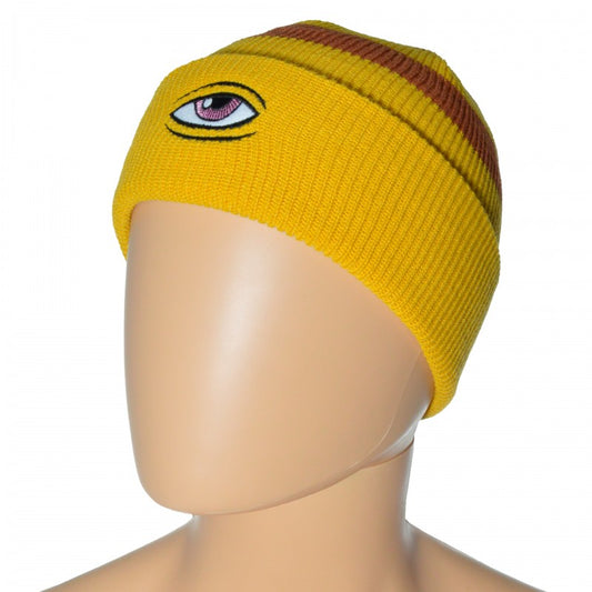 Toy Machine Sect Eye Beanie - Mustard/Brown