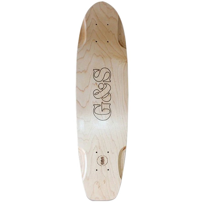 G&S Stacy Peralta Warptail 2 Square Tail Natural Skateboard Deck