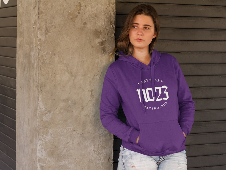 Sweatshirt Hoodie NO23 Logo Lilac