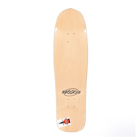 Hosoi El Gato Crown White Old School Skateboard Deck 8.75"