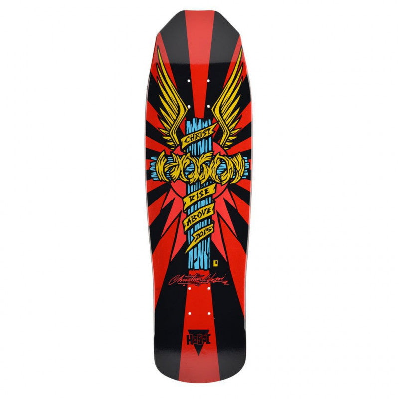 Hosoi Wings Old School Red Skateboard Deck 9.0"