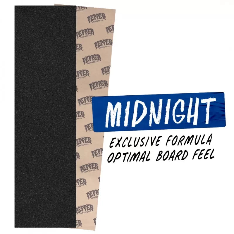Pepper Midnight Black Griptape 9"