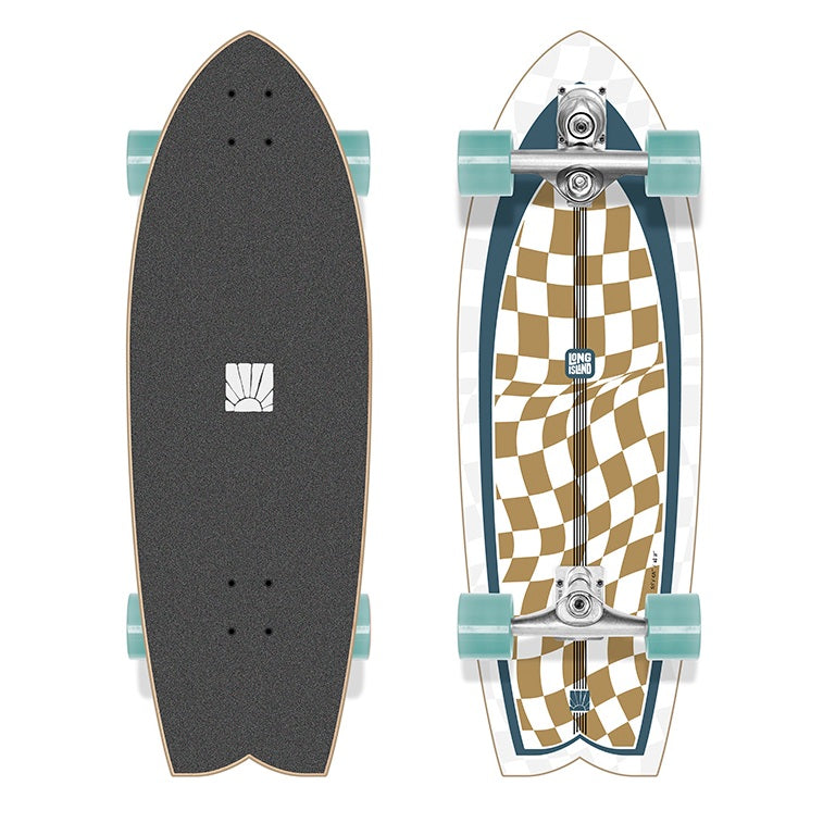 Long Island Checker Surfskate Complete 30"
