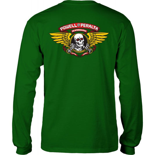 Longsleeve Powell Peralta Winged Ripper - Forest Green