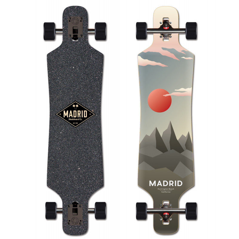 Madrid Spade Drop Trough Luna Complete Longboard 39 "