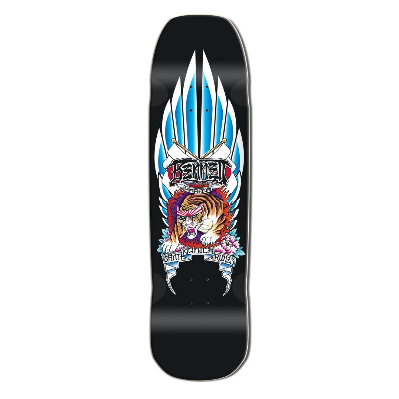 Madrid X SMA Limited Edition Bennet Hadara Tiger Black Skateboard Deck 9.0"