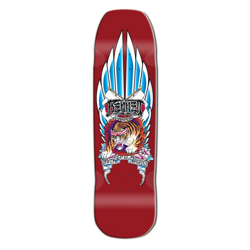 Madrid X SMA Limited Edition Bennet Hadara Tiger Red Skateboard Deck 9.0"