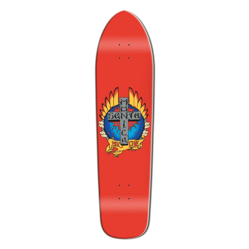 Madrid X SMA Stigmata Red Skateboard Deck 9.125"