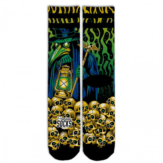 American Socks Black Plague Socks - Mid High