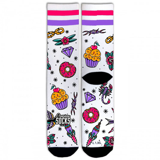 Meias American Socks Cupcake - Mid High