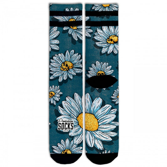 Meias American Socks Daisies - Mid High