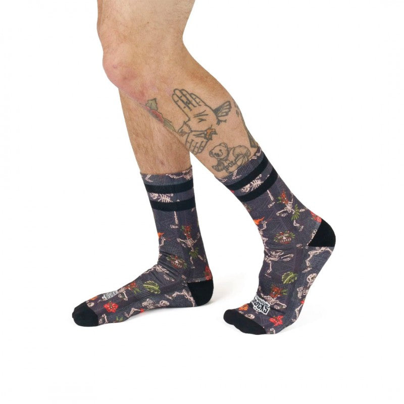 American Socks Dancing Skeletons Socks - Mid High