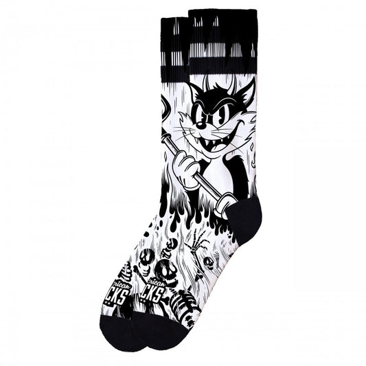 Meias American Socks Evil Cat – Mid High