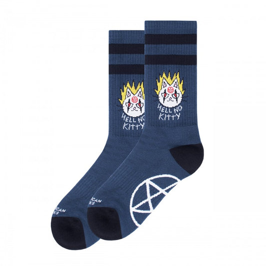 Meias American Socks Hell no kitty – Mid High