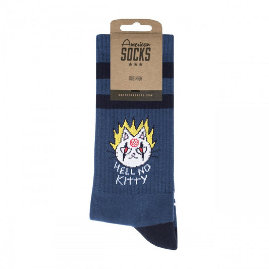 Meias American Socks Hell no kitty – Mid High