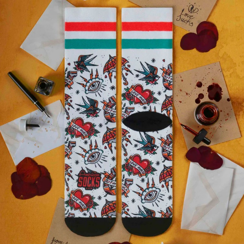 American Socks Love Hurts Socks - Mid High