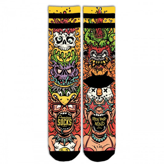 American Socks Open your Mind Socks - Mid High