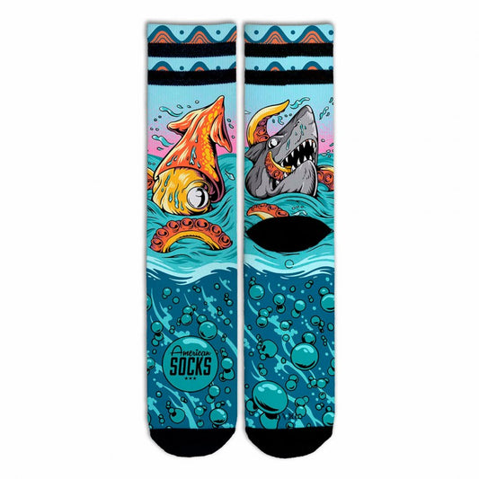 Meias American Socks Seamonsters - Mid High