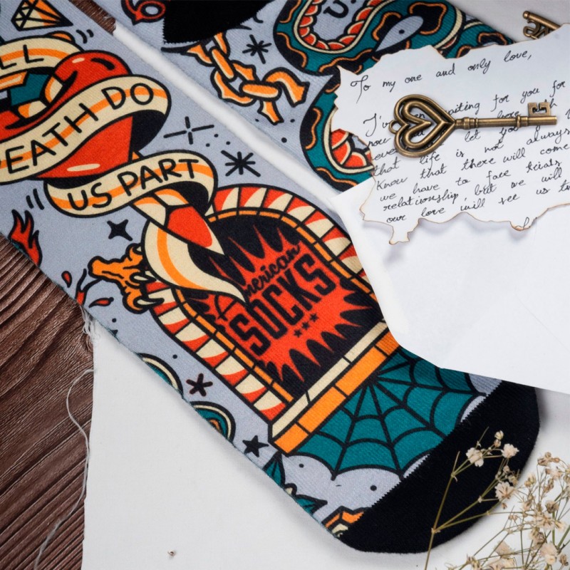 American Socks Till Death Do Us Part Socks - Mid High