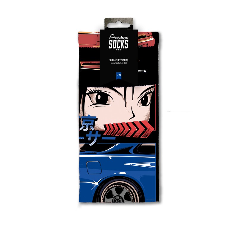 Meias American Socks Tokyo Drift - Mid High