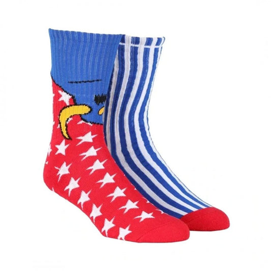 Meias Toy Machine American Monster - Azul