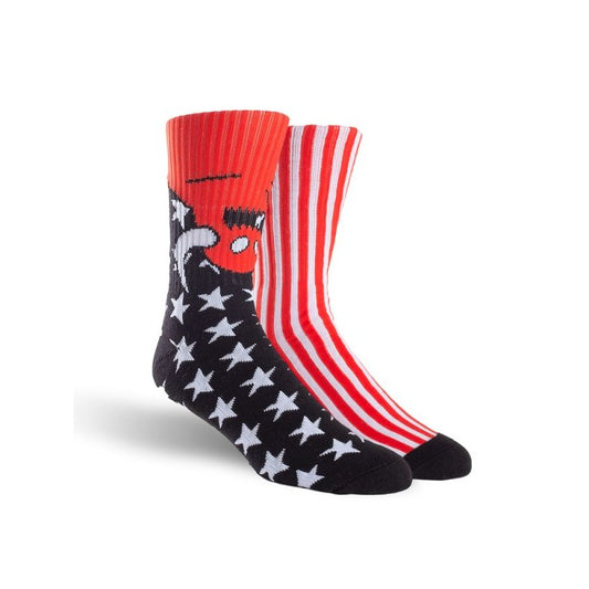 Meias Toy Machine American Monster - Preto