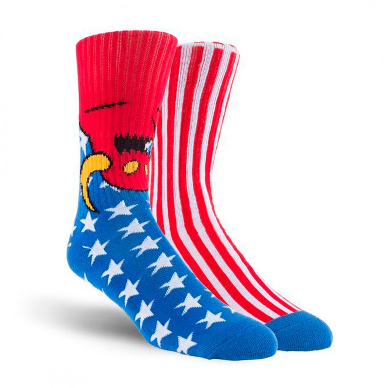 Toy Machine American Monster Socks - Red